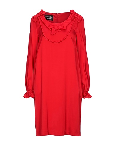 BOUTIQUE MOSCHINO Short dress Red 97% Viscose, 3% Other Fibres