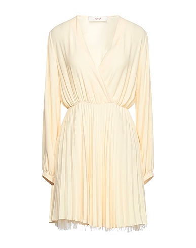 JUCCA Kurzes Kleid Sand 100% Polyester, Polyamid