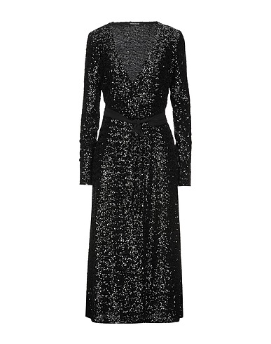 ANDAMANE Vestito midi Nero 100% Poliestere