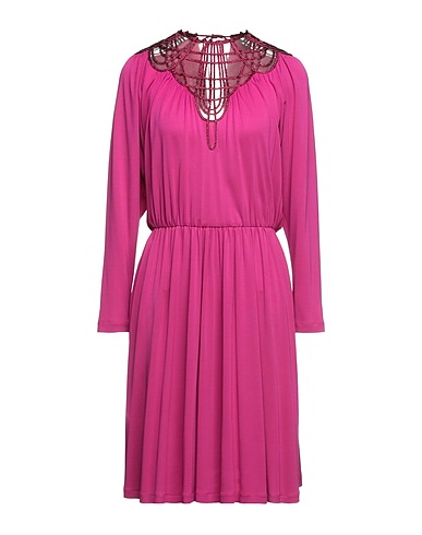 ALBERTA FERRETTI Short dress Garnet 100% Viscose, Polyamide