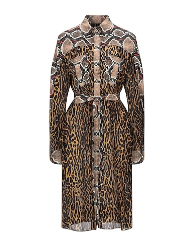 BURBERRY Midi dress Khaki 100% Silk