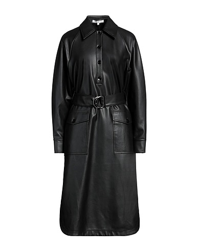 TIBI Midi dress Black 100% Polyurethane, Polyester, Viscose