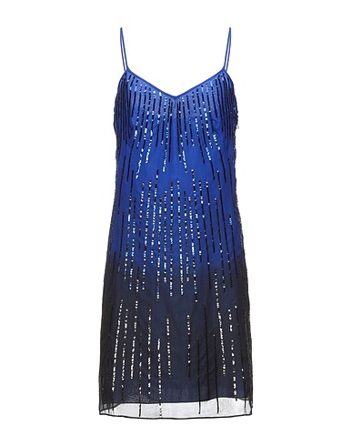 ALBERTA FERRETTI Sequin dress Midnight blue 100% Silk