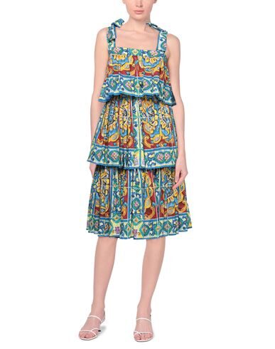 Dolce & Gabbana Midi Dresses In Blue