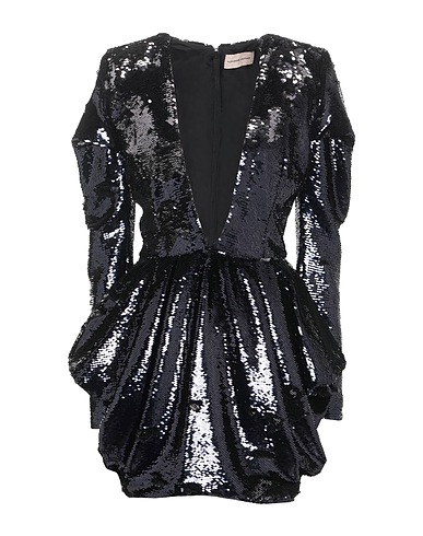 ALEXANDRE VAUTHIER Sequin dress Black 95% Viscose, 5% Elastane, Polyester