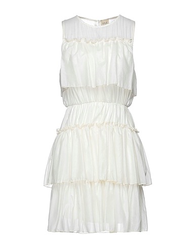 5RUE Short dress Ivory 100% Polyester