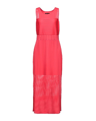 ARMANI EXCHANGE ロングワンピース・ドレス コーラル ポリエステル 89% / ポリウレタン 11%