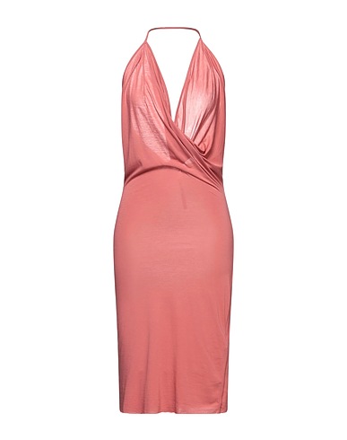 RICK OWENS LILIES Midi dress Antique rose 70% Viscose, 15% Cotton, 15% Polyamide