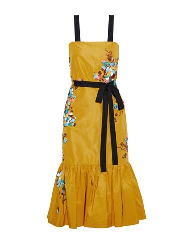 Click to view more detailed imagery on our partner's website Prabal Gurung 3/4 Length Dresses In Ocher