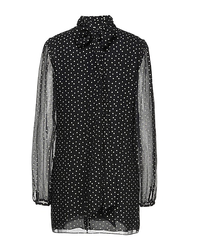 SAINT LAURENT Short dress Black 100% Silk