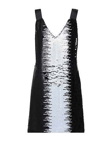 ARMANI EXCHANGE Sequin dress Black 100% Polyester, Polyethylene