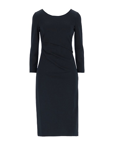 GIORGIO ARMANI Midi dress Black 77% Viscose, 17% Polyamide, 6% Elastane