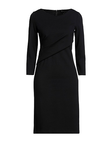 EMPORIO ARMANI Sheath dress Black 77% Viscose, 17% Polyamide, 6% Elastane