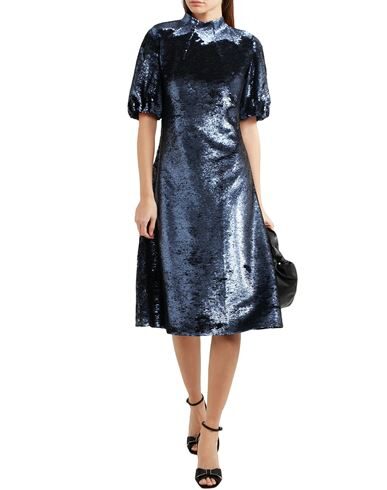 Emilia Wickstead Midi Dresses In Blue