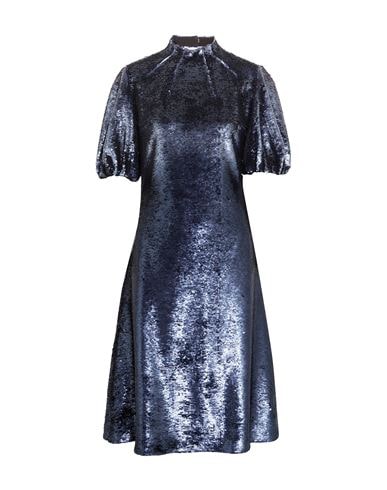 Emilia Wickstead Midi Dresses In Blue