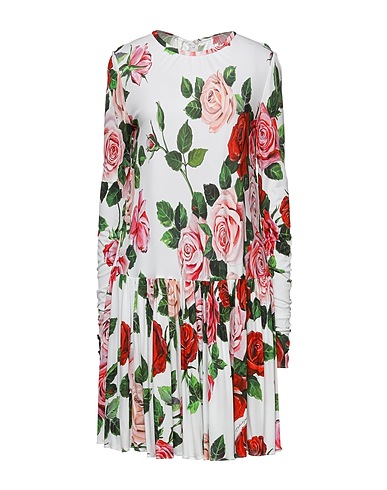 DOLCE&GABBANA Midi dress BIANCO 100% Viscose