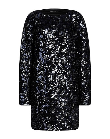 GUESS Sequin dress Midnight blue 95% Polyester, 5% Elastane