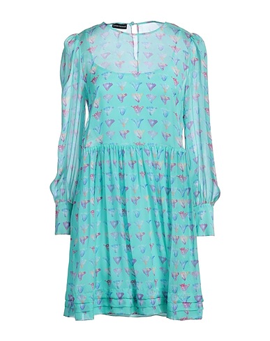 EMPORIO ARMANI Kurzes Kleid Tūrkis 100% Seide