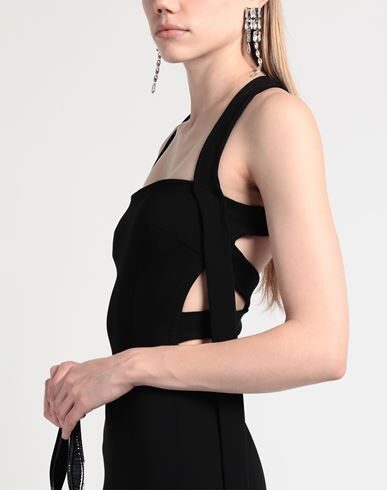Dolce & Gabbana Woman Midi Dress Black Size 10 Viscose, Polyamide, Elastane In Black