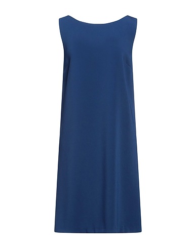 ROSSOPURO Vestito midi Blu navy 93% Poliestere, 7% Elastan
