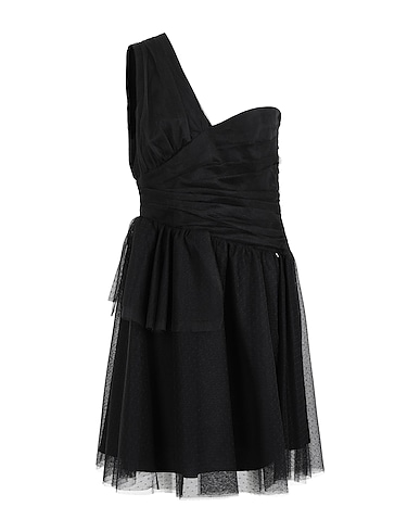 LIU •JO One-shoulder dress Black 100% Polyamide