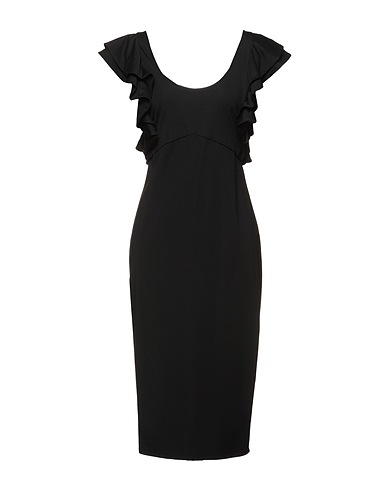 LE COEUR TWINSET Midi dress Black 48% Polyamide, 40% Viscose, 12% Elastane