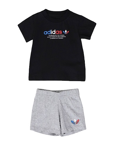 ADIDAS ORIGINALS Completo Baby  SHORT TEE SET
 Nero 100% Cotone