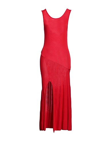 ERIKA CAVALLINI Midi dress Red 65% Viscose, 35% Polyamide