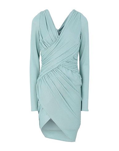 ALEXANDRE VAUTHIER Short dress Sky blue 94% Polyester, 6% Elastane