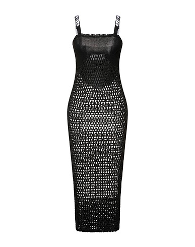 OFF-WHITE™ Long dress Black 90% Viscose, 10% Polyester, Acetate