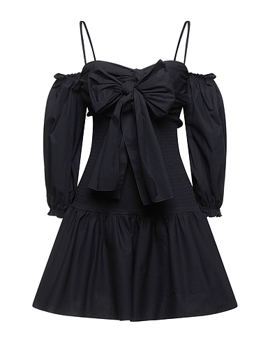 REDValentino Short dress Black 96% Cotton, 4% Elastane