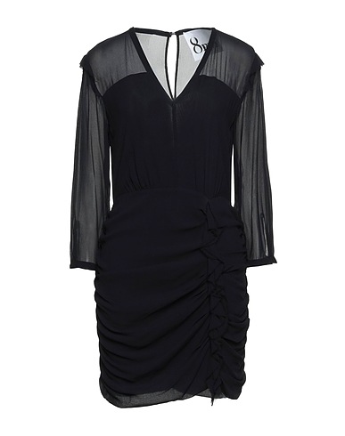 8PM Short dress Black 100% Viscose