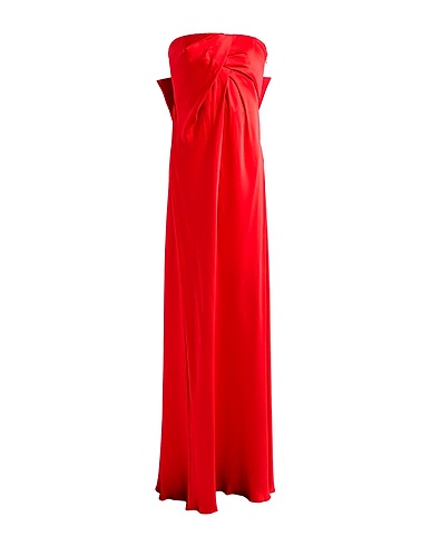 ALBERTA FERRETTI Long dress Red 60% Acetate, 40% Cupro