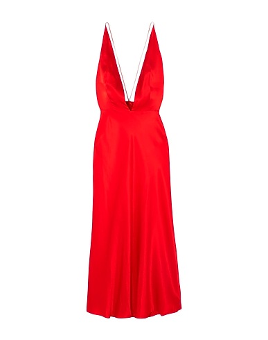 MATÉRIEL Midi dress Red 100% Silk