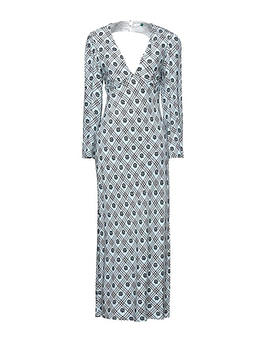 RIXO Long dress Sky blue 100% Viscose