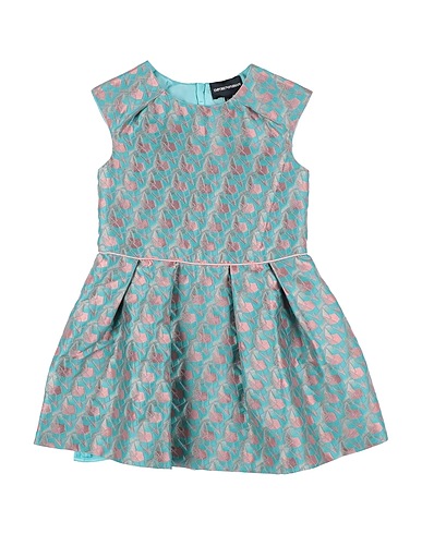 EMPORIO ARMANI Dress Turquoise 67% Acetate, 20% Polyester, 13% Polyamide