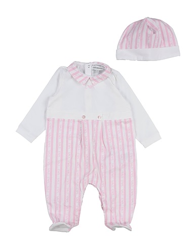 EMPORIO ARMANI Baby accessories set White 95% Cotton, 5% Elastane
