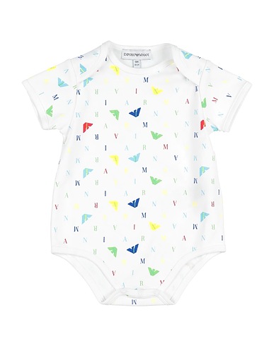 EMPORIO ARMANI Baby bodysuit White 100% Cotton