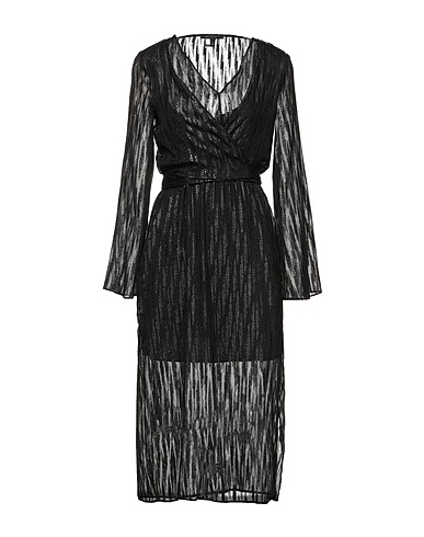 ARMANI EXCHANGE Midi dress Black 100% Polyester