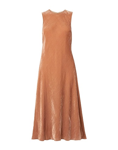 SIES MARJAN Elegant dress Sand 65% Viscose, 35% Cupro