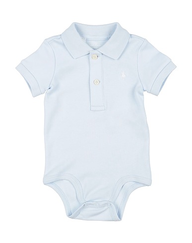 POLO RALPH LAUREN Body Baby Celeste 100% Cotone