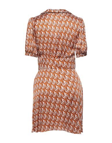 Sandro Short Dresses In Orange