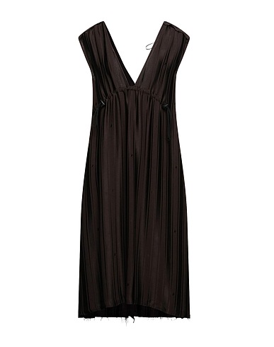 GOLDEN GOOSE Midi dress Charcoal 100% Viscose