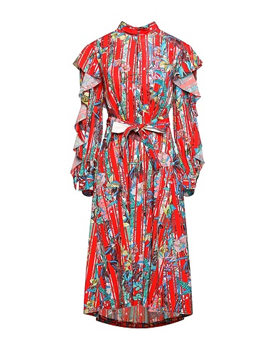 GOLDEN GOOSE Midi dress Red 100% Polyester
