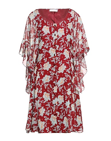 CHLOÉ Shirt dress Burgundy 100% Silk