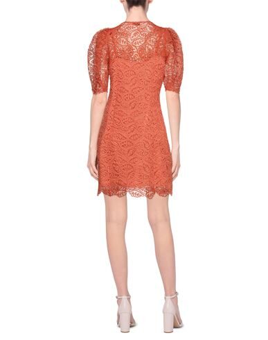 Sandro Livan Short Lace Dress In Orange