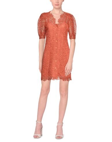 Sandro Livan Short Lace Dress In Orange