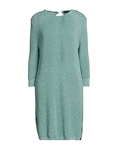 FELEPPA Vestito corto Verde chiaro 66% Viscosa, 34% Poliammide