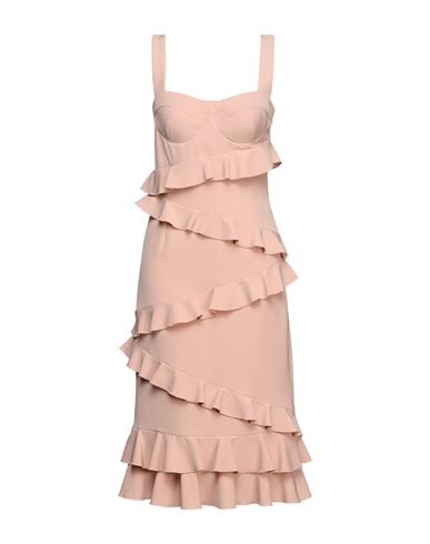 Anna Rachele Woman Midi Dress Blush Size 8 Polyester, Elastane In Pink