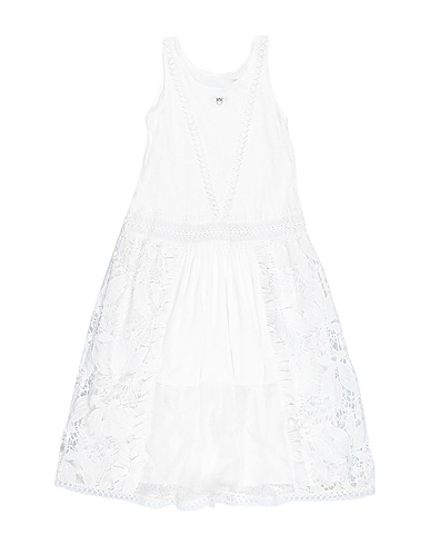 PINKO UP Dress White 100% Nylon, Cotton, Polyester